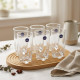Glass Cup Set - 6 Pcs